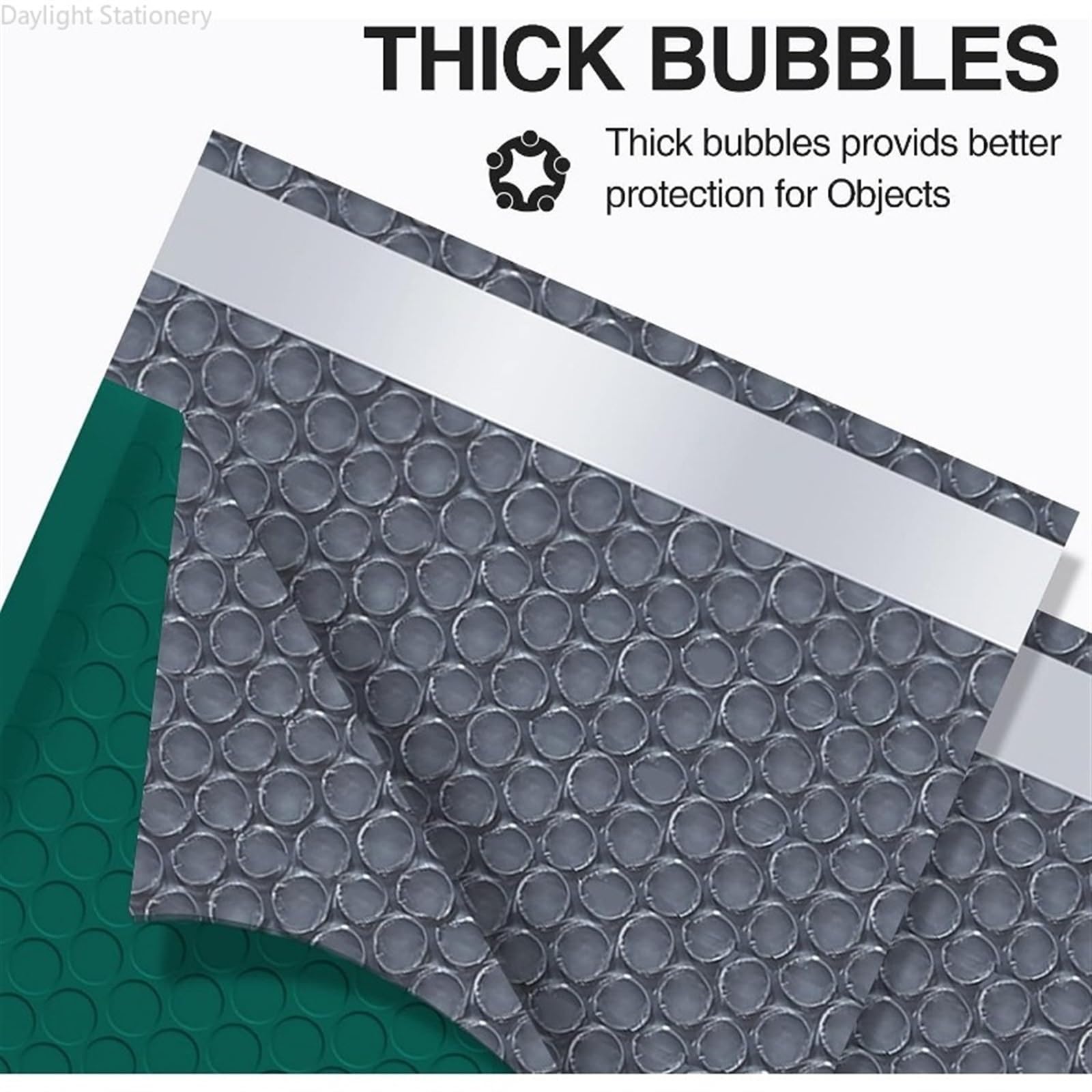 Buste Imbottite per Spedizioni 50Pcs Green Bubble Mailer Bubble Padded Mailing Envelopes Mailer Poly for Packaging Self Seal Bag Bubble Padding(100 PCS 20.5X 28)