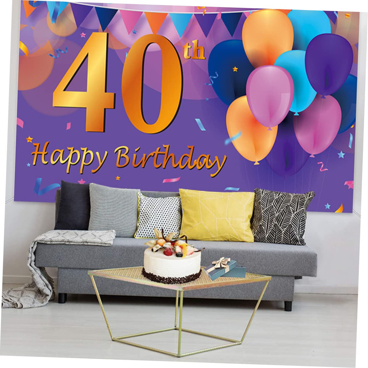 Gatuida 3pezzi Decorazioni Premium Per Compleanno Striscione Design Accattivante Per e Speciali