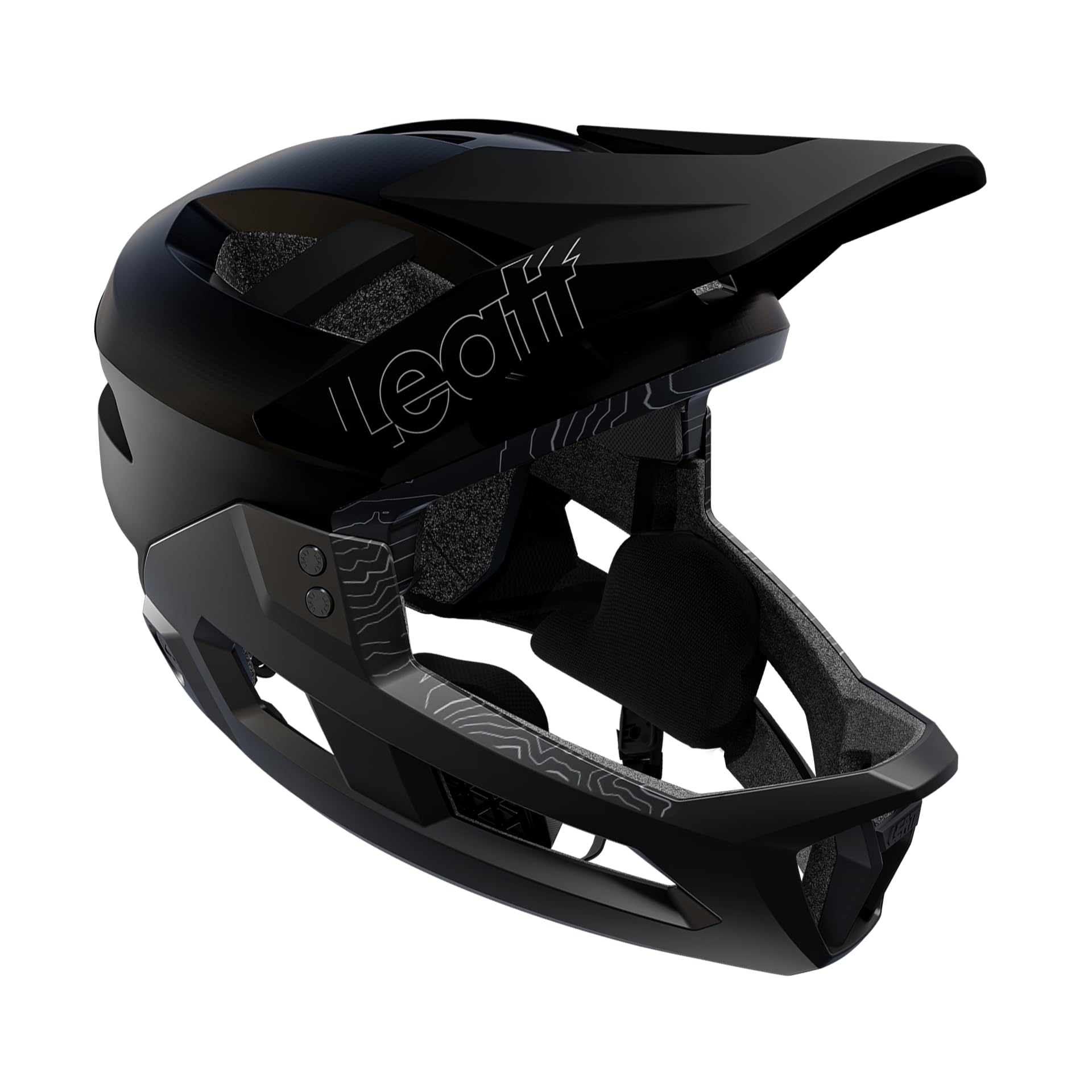 Leatt MTB Enduro 2.0 V23 Stealth – Größe L, Kopfumfang 59–63 cm