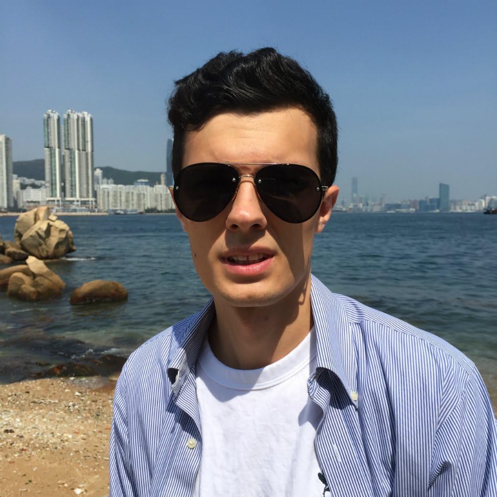 Freckles Mark Classic Oversized Aviator Sunglasses Vintage Retro Gold Metal Frame Clear Colorful Lenses 62mm - Image 4