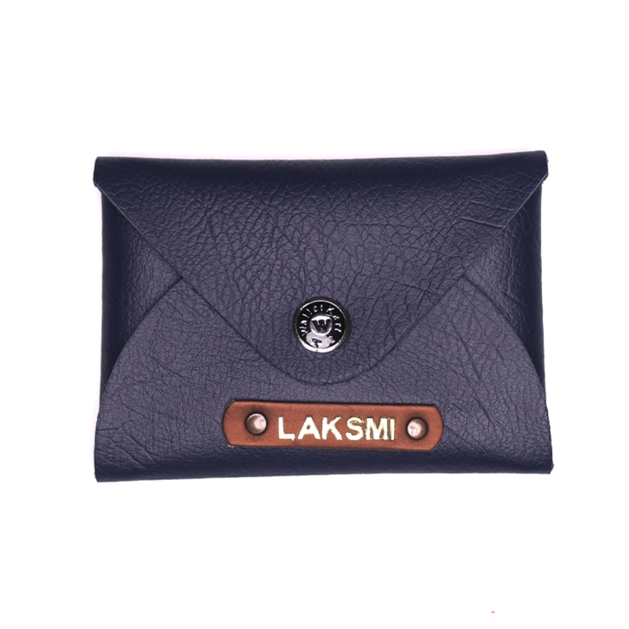 walletkart Genuine Leather Card Holder | Customized Gift for Boyfriend Friend Husband Father & Son (Blue)-picture-16