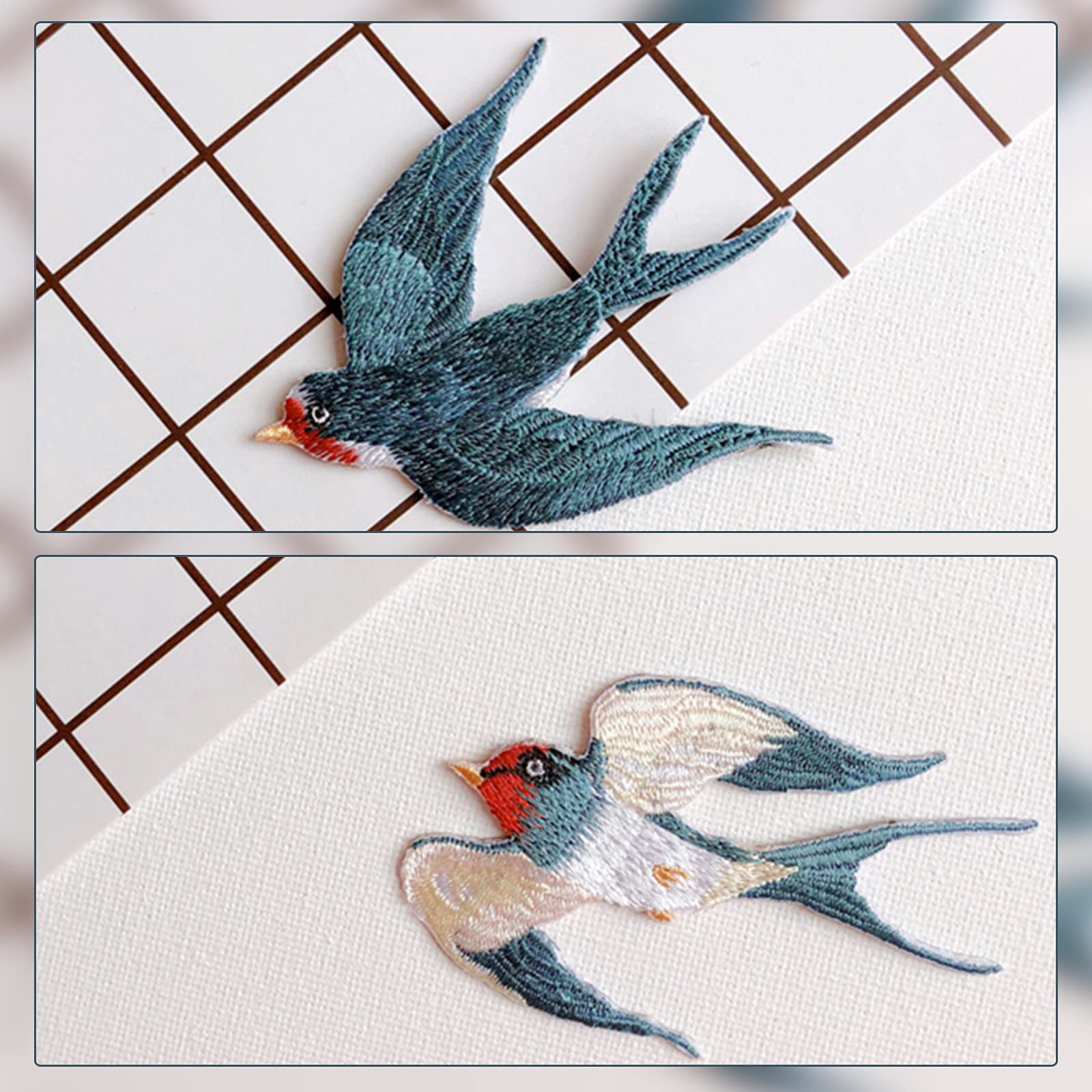 BU196-13 Goldsmall -Patch Brodé à Paillettes Pour Vêtements,étiquette,sac,fer à Coudre Sur Des