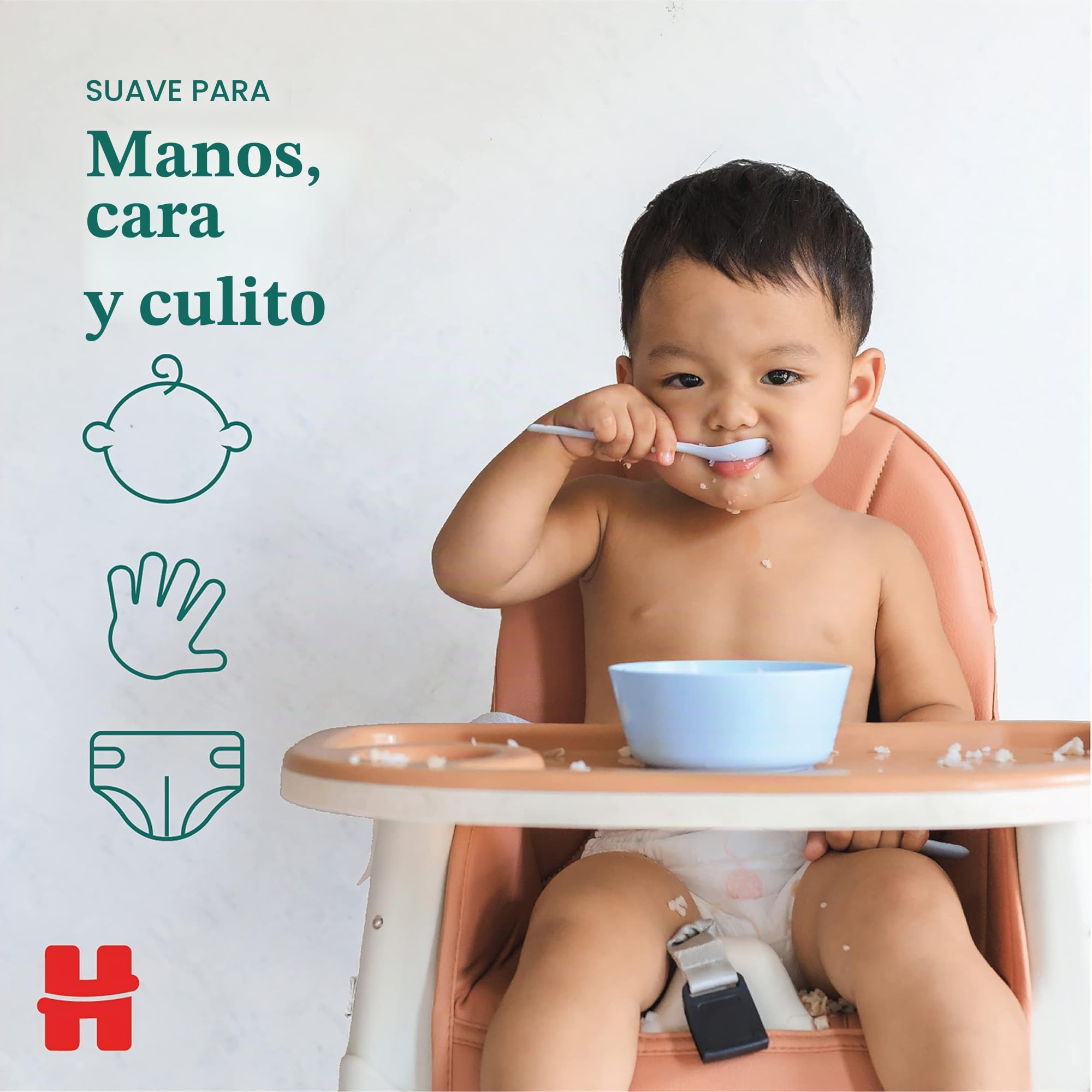 Huggies All Over Clean - Toallitas húmedas para bebé, 56 piezas, paquete de 10 (10 paquetes de 56 unidades, total 560 toallitas) (seguras para la cara, las manos y el funduleto)