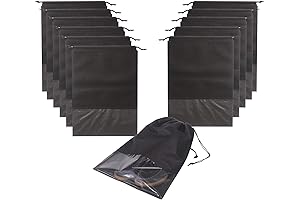 Yamiu 12-Piece Travel Shoe Bags with Drawstring for Men and Women