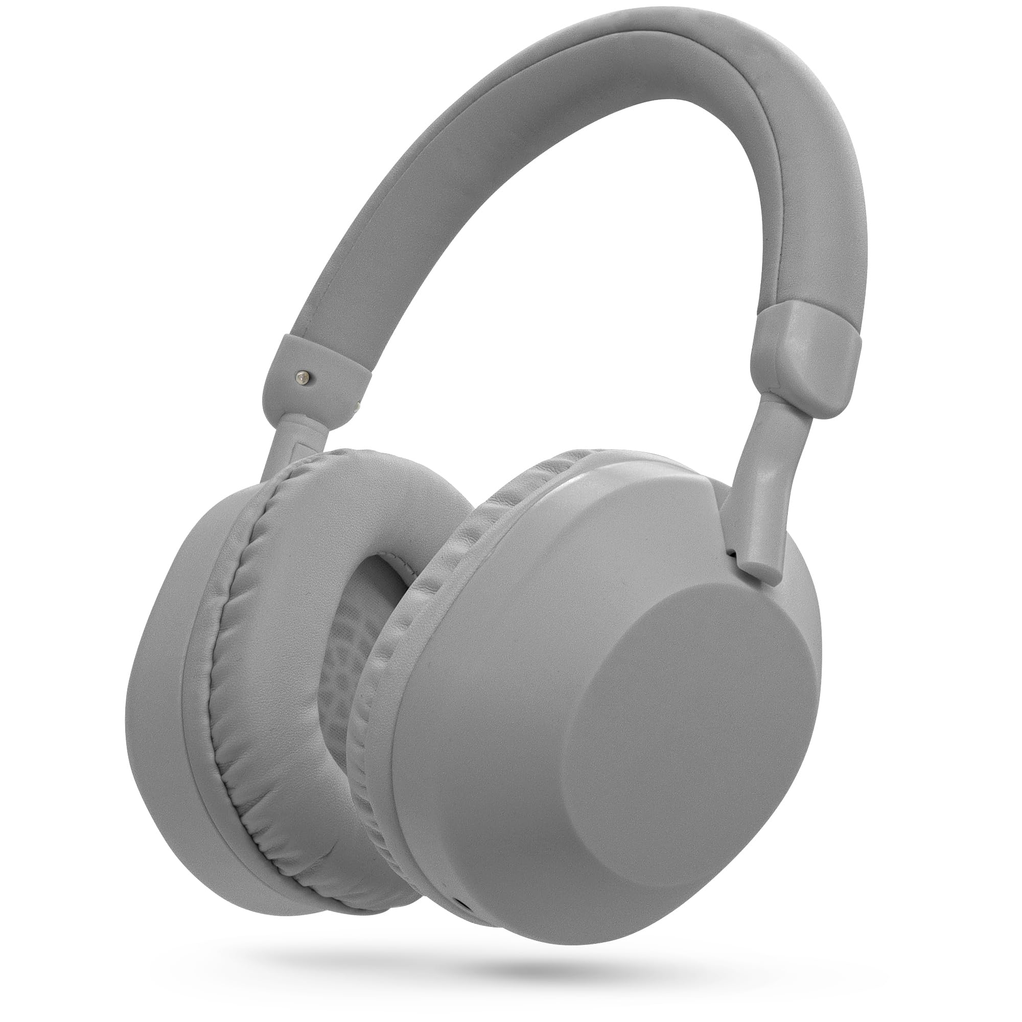 Gabba Goods Aura Premium Wireless Over-Ear Headphones, Built-in Mic, SD Card, High-Res Audio, 6H Playtime, for Travel, Home, Work TV,PC,Gaming,Cellphone (Grey)