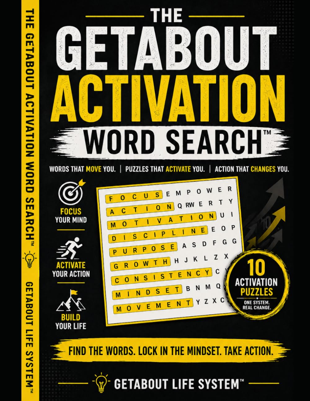 The Getabout Activation Word Search: 10 Behavioral Puzzles to Break Patterns, Shift Your Mindset, and Take Action