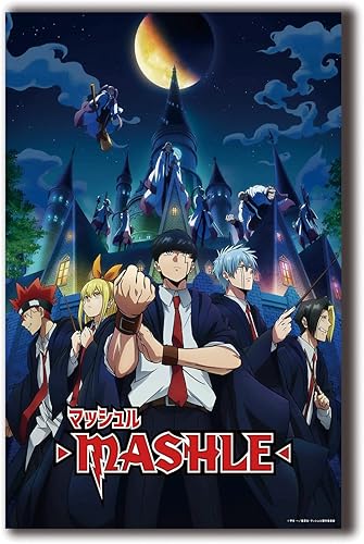 XIHOO Mashle - Póster de magia y músculos para decoración del hogar, arte de pared de 11 x 17 pulgadas (11.0 x 16.9 in), regalo sin marco