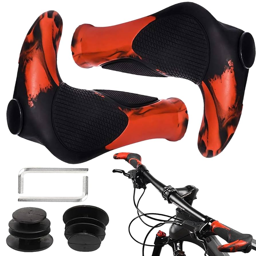 WEST BIKING MTB Bicycle Handlebar Rubber Grips Ergonomic Bike