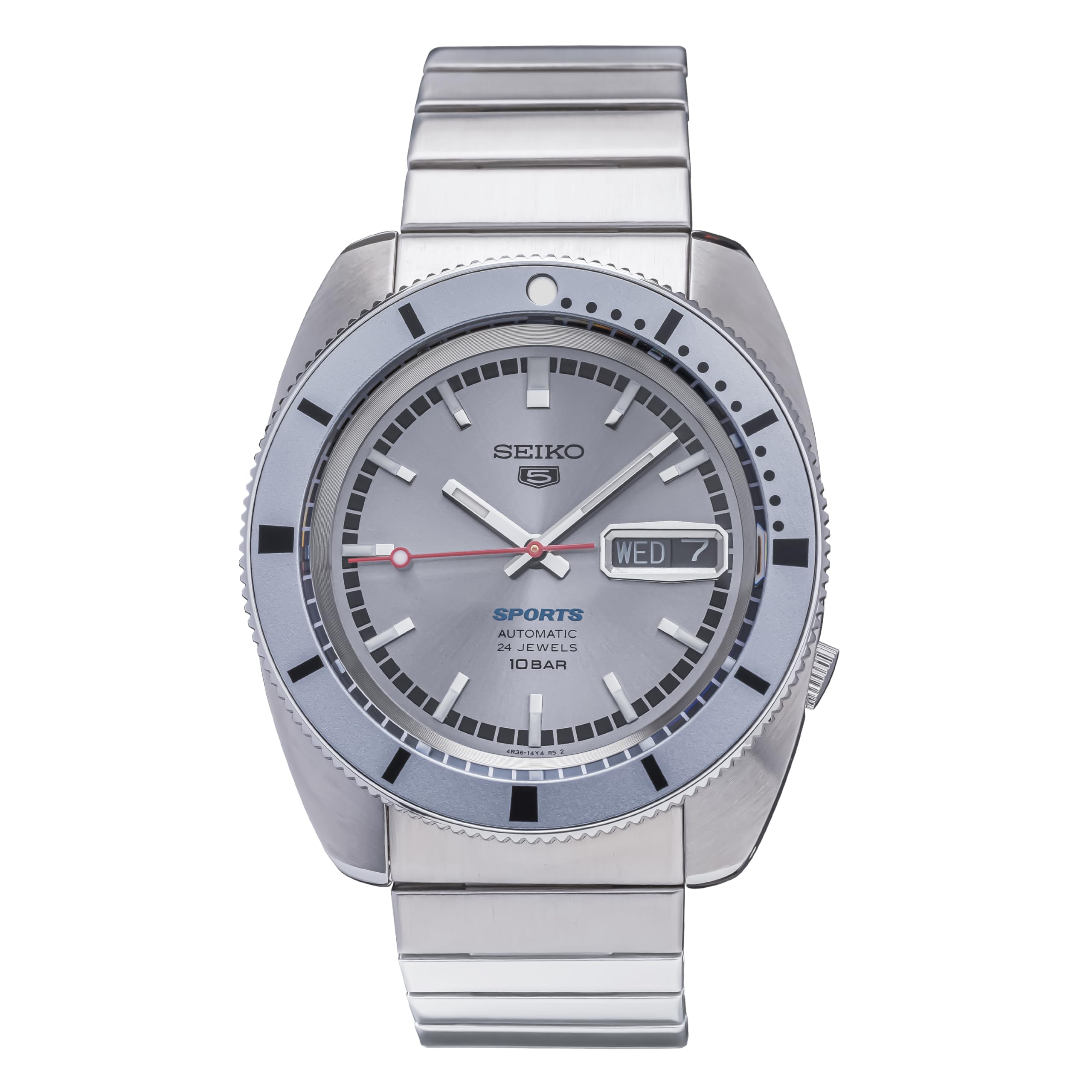 SEIKO Stainless Steel Mens Analog Blue Dial Mens Watch-Srpl03K1, Band Color Silver (B0D98BL9C5) Amazon Price History, Amazon Price Tracker