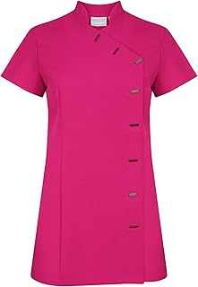 Essentials Tunique croisée - Uniforme pour Salon de beauté/Coiffure/Massage/Spa/Salon de manucure