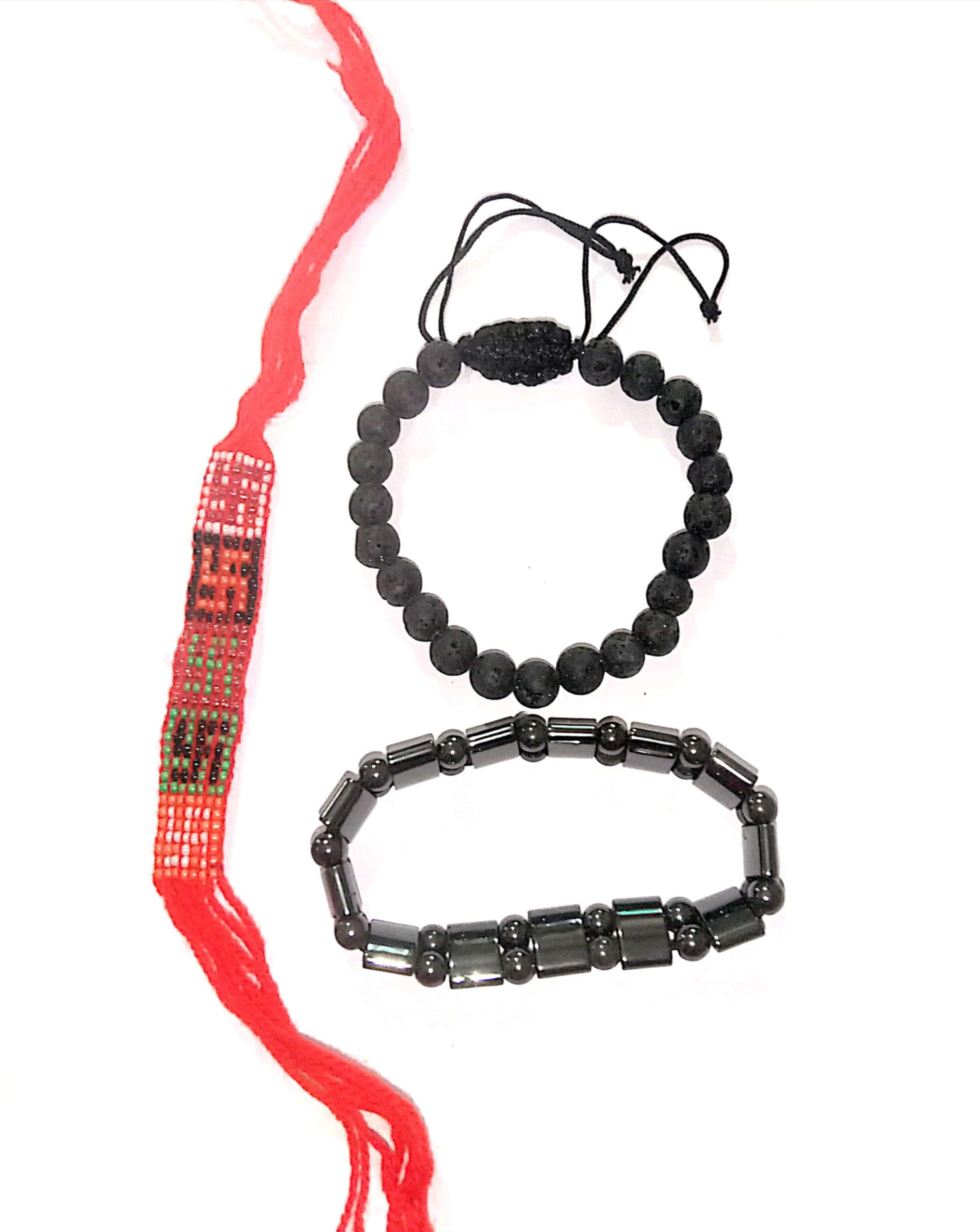 Shreenathji Swastik, Megnet-Chumbamkiya and Lava Band Brecelet-picture-24