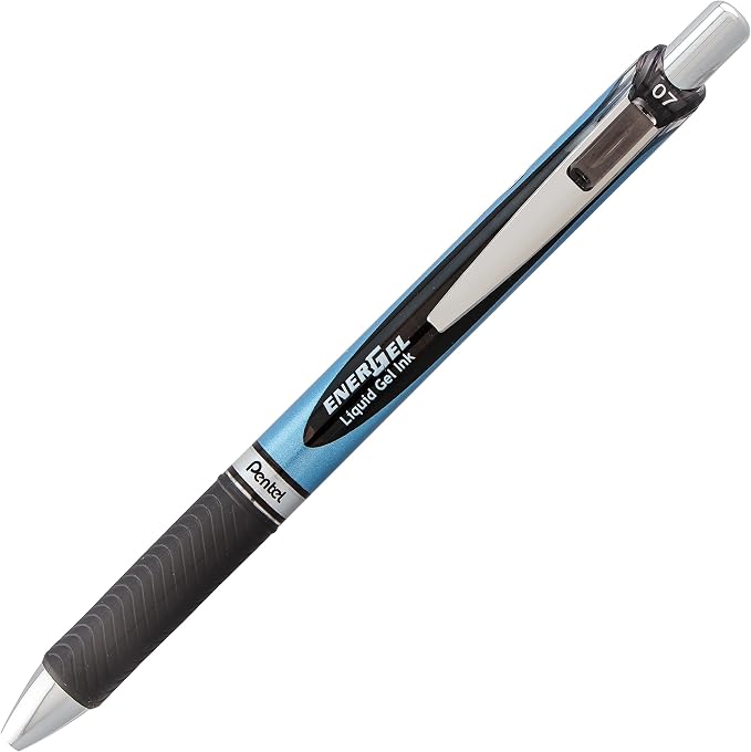 Pentel EnerGel RTX Bolígrafo Gel 0.7mm Negro Pack 10 miniatura 7