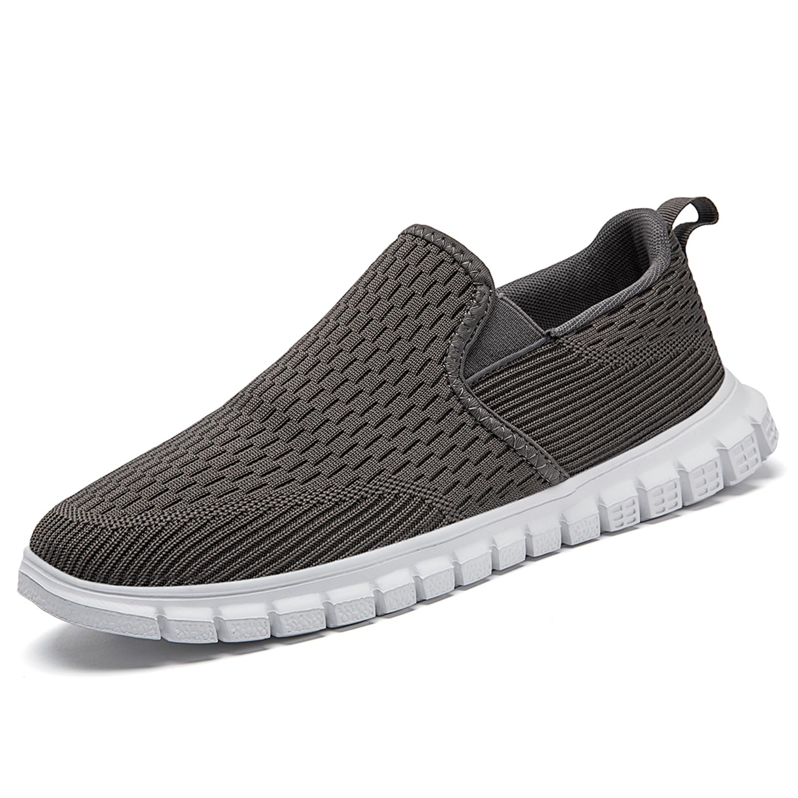 VLHGCG Herren Sneaker Slip-On - Atmungsaktive Leichtgewicht Freizeitschuhe mit Antirutschsohle, Bürotaugliche & Reisefreundliche Herren Sommerschuhe Bequem