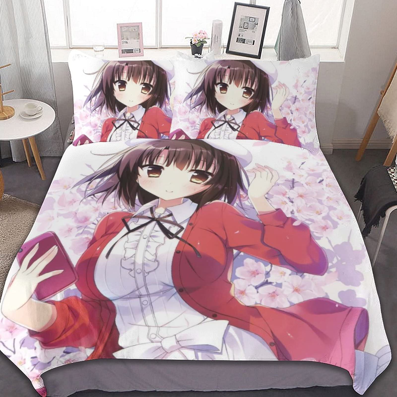 Amazon｜布団カバー シンプル 3点セット 冴えない彼女の育てかた 加藤 