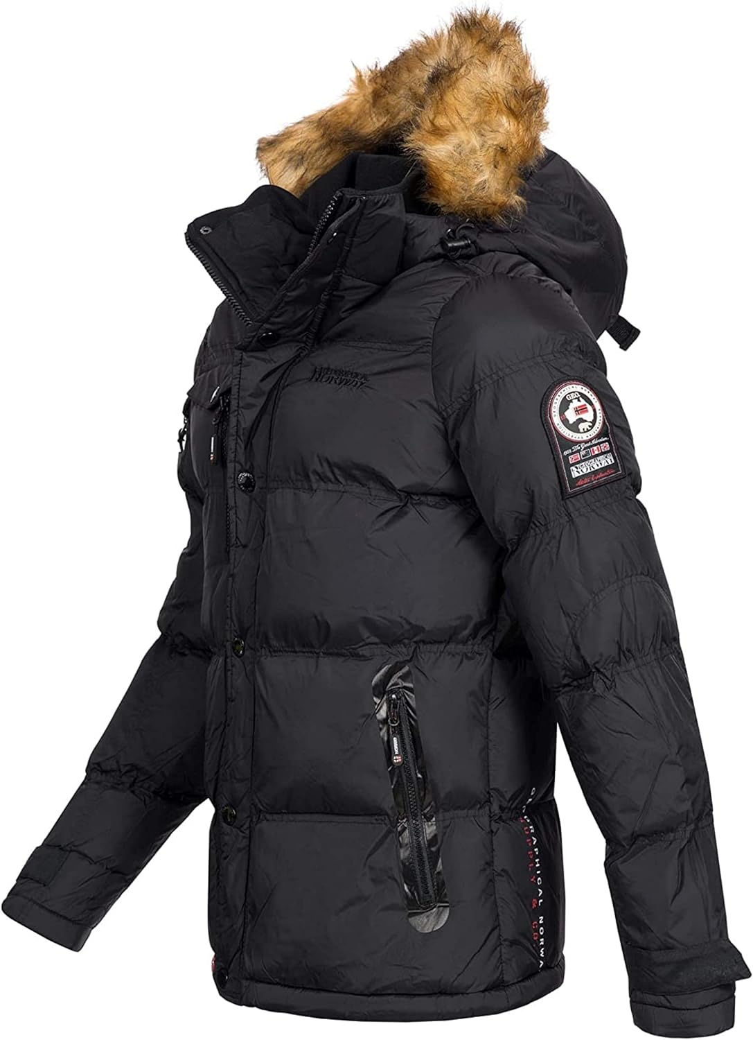 Geographcal Norway Herren Steppjacke Wnterjacke - Gefütterter Warmer Geographcal Norway Herren Steppjacke Wnterjacke - Gefütterter Warmer