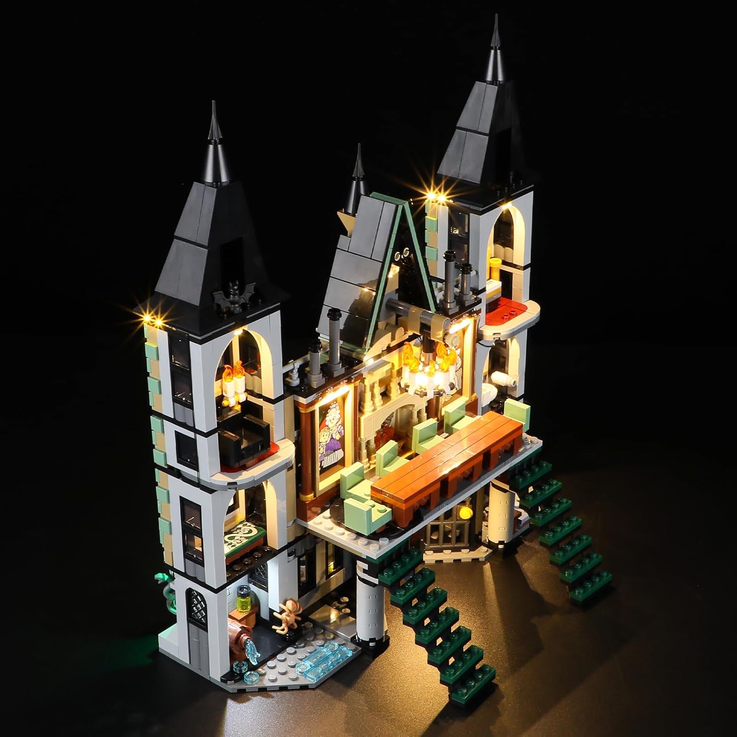 GEAMENT LED Light Kit Compatible with LEGO Malfoy Manor Building Blocks Model - Lighting Set for 76453 (Model Set Not Included) image 4