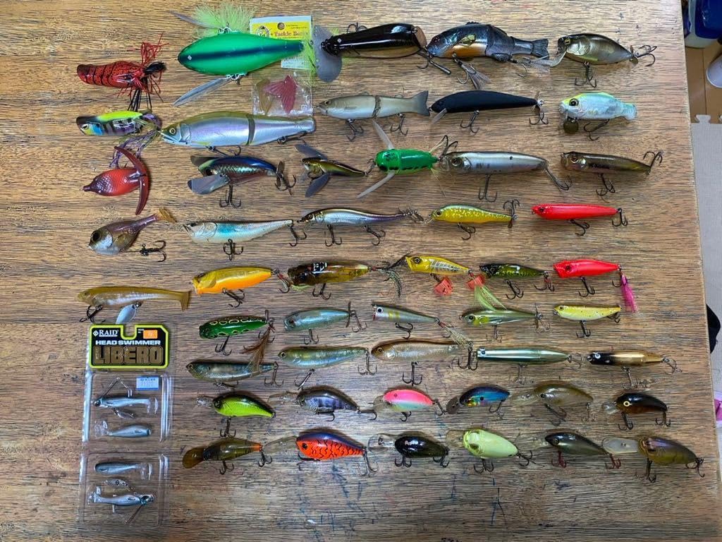Amazon.co.jp: バス釣り引退セット 100個 バスルアーセット : おもちゃ 