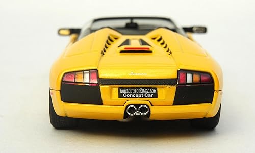 Miniatura 3 de 143 Lamborghini Murcielago Concept Car (Barchetta) Modelo de fundición a presión amarillo metálico