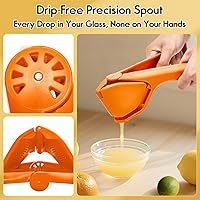 Vista 3 de Manual Lemon Squeezer, Hand Lemon Squeezer, Durability and longevity, Easy to Use & Dishwasher Safe, Lemon Juicer, Citrus Juicer, Lemon Juicer