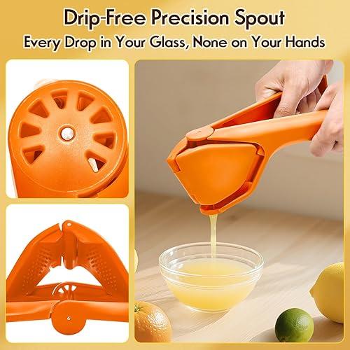 Miniatura 3 de Manual Lemon Squeezer, Hand Lemon Squeezer, Durability and longevity, Easy to Use & Dishwasher Safe, Lemon Juicer, Citrus Juicer, Lemon Juicer