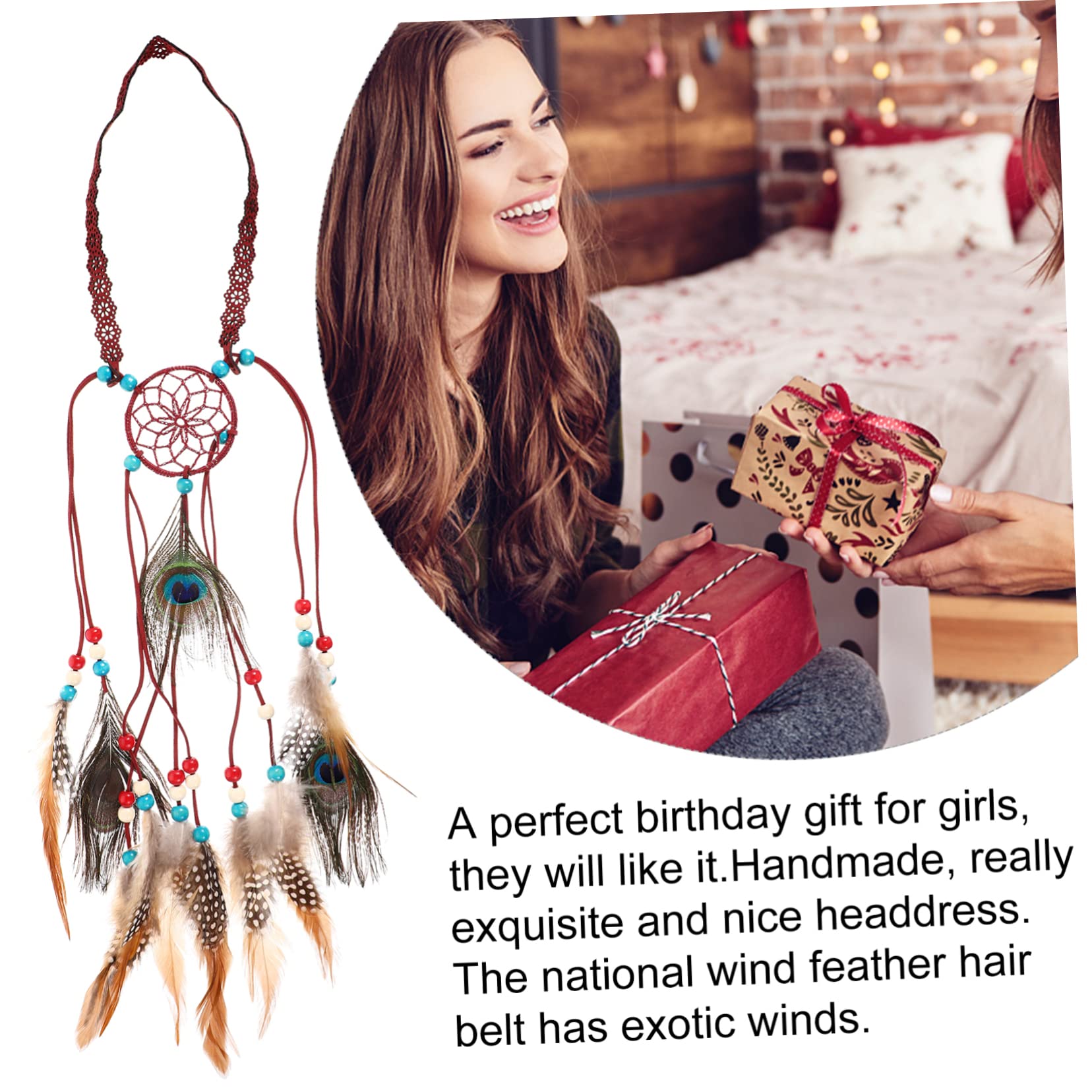 MAGICLULU 3 Diademas Elegantes Con Estilo Para Mujeres Y Niñas Accesorios Para El Cabello Banda Para El Cabello Con Borlas A La Moda.
