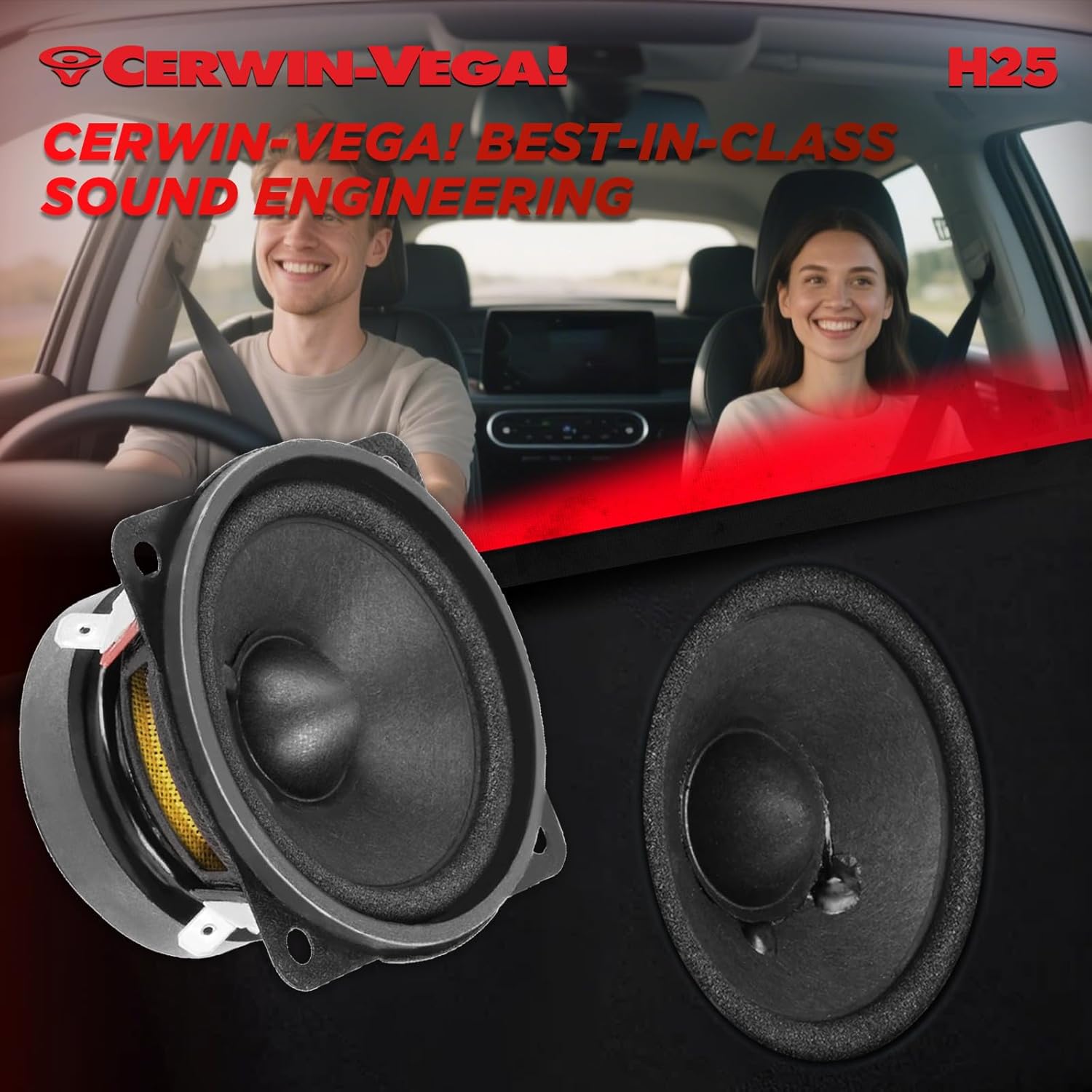 CERWIN-Vega! HED 2025 Edition – 2.5” Full Range Speakers - H25