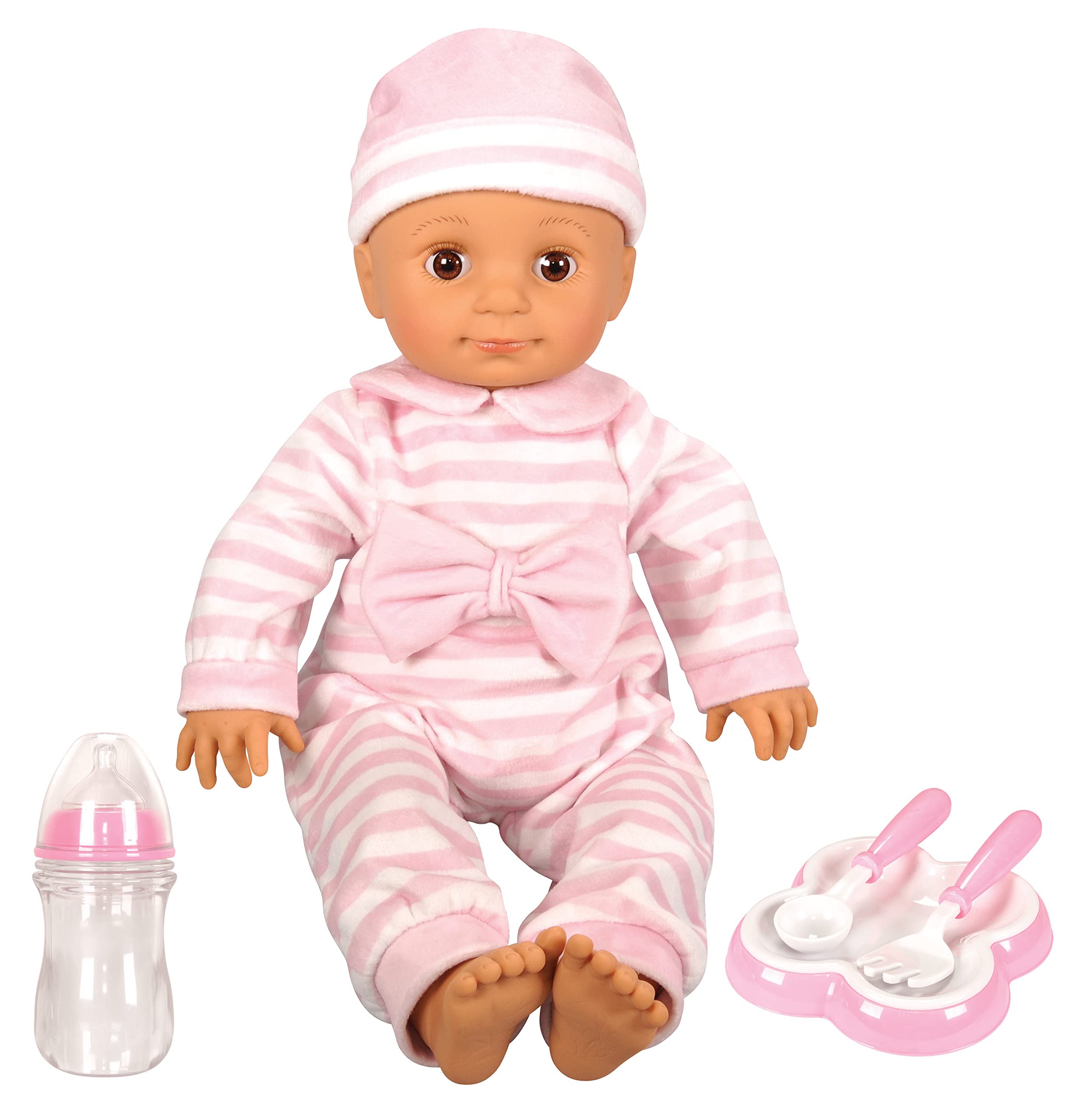 Lotus - 18" inch, Soft-bodied Baby Doll – Hispanic (No Hair)