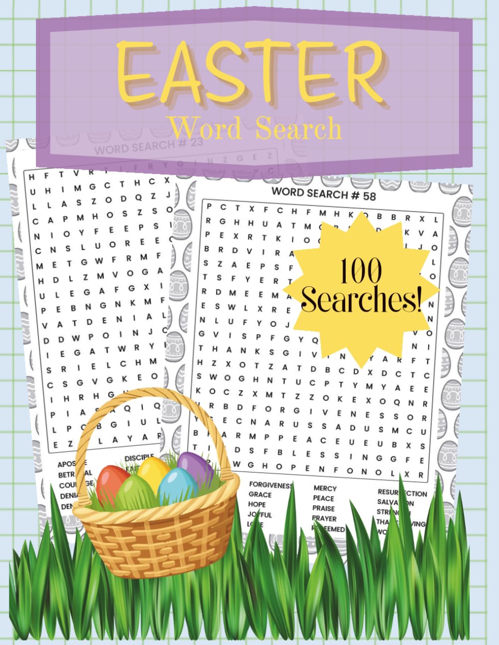 Easter Word Search For Everyone 100 Puzzles Includes Answer Pages Holiday Activity Book