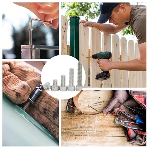 Miniatura 7 de WZHUIDA Juego de 660 tornillos M2, M2 x 0.157 in0.236 in0.315 in0.394 in0.394 in0.472 in0.630 in, acero inoxidable, tornillos de cabeza hexagonal