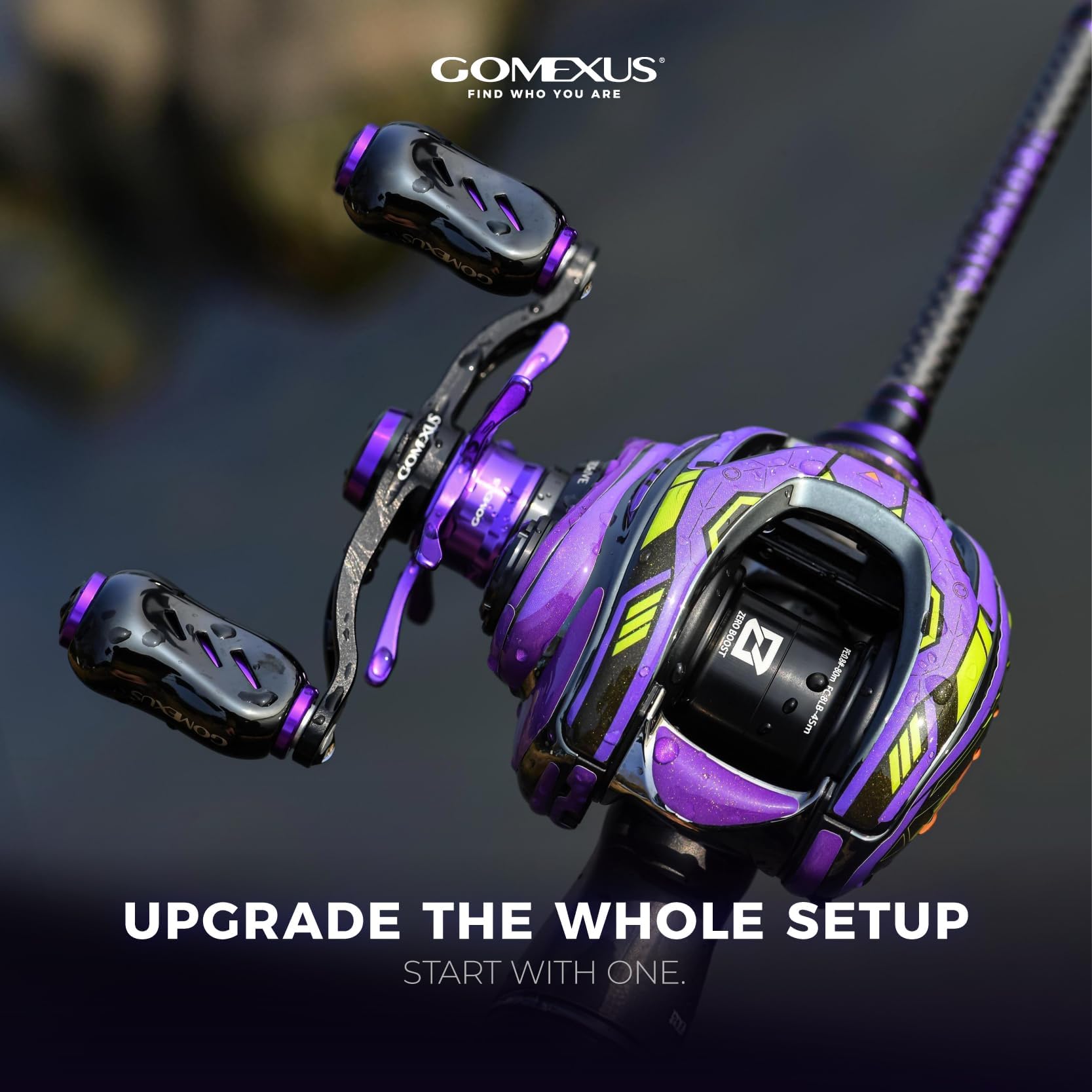 GOMEXUS Power Handle Compatible for Shimano SLX Metanium Calcutta Conquest Daiwa Tatula Steez Zillion Fuego CT Baitcasting Reel Replacement Handle : Sports & Outdoors