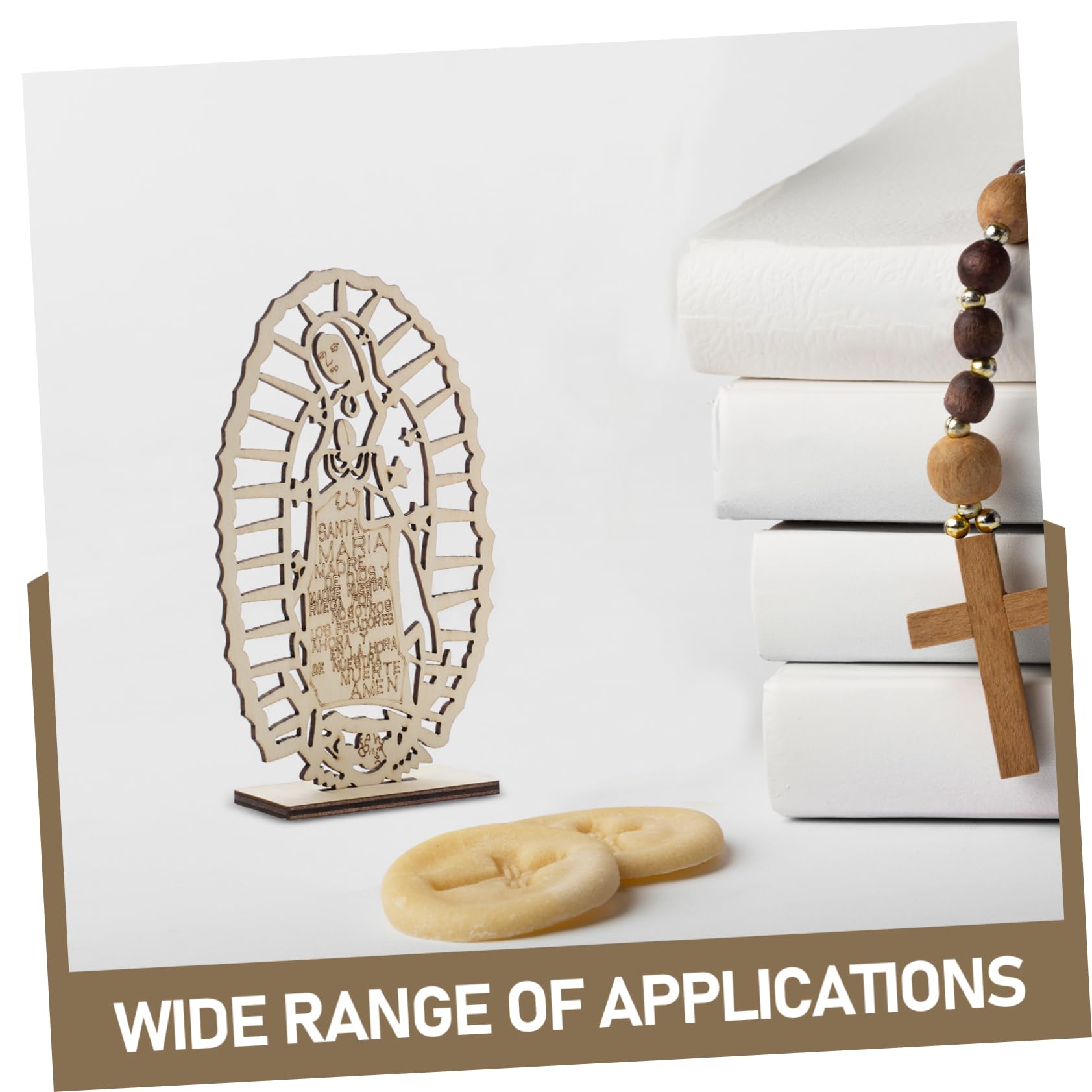 16stücke Teiliges Holz-taufe Tischmittelstück Für Katholische Feierlichkeiten Elegante Religiöse Dekoration Für Tauffeiern Und Hochzeiten Langlebig Und Kunstvoll Gestaltet