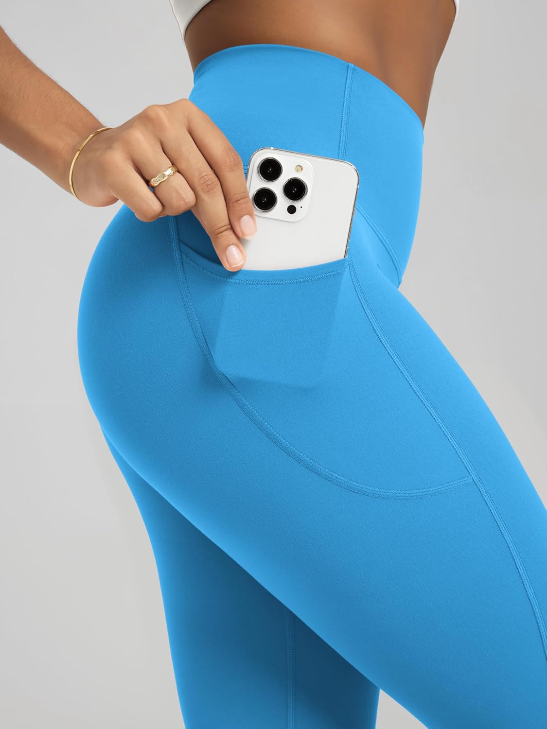 ODODOS Buttery Soft Lounge Yoga Leggings with Pockets for Women 23" / 25" /28" High Waist Yoga Pants - Image 5