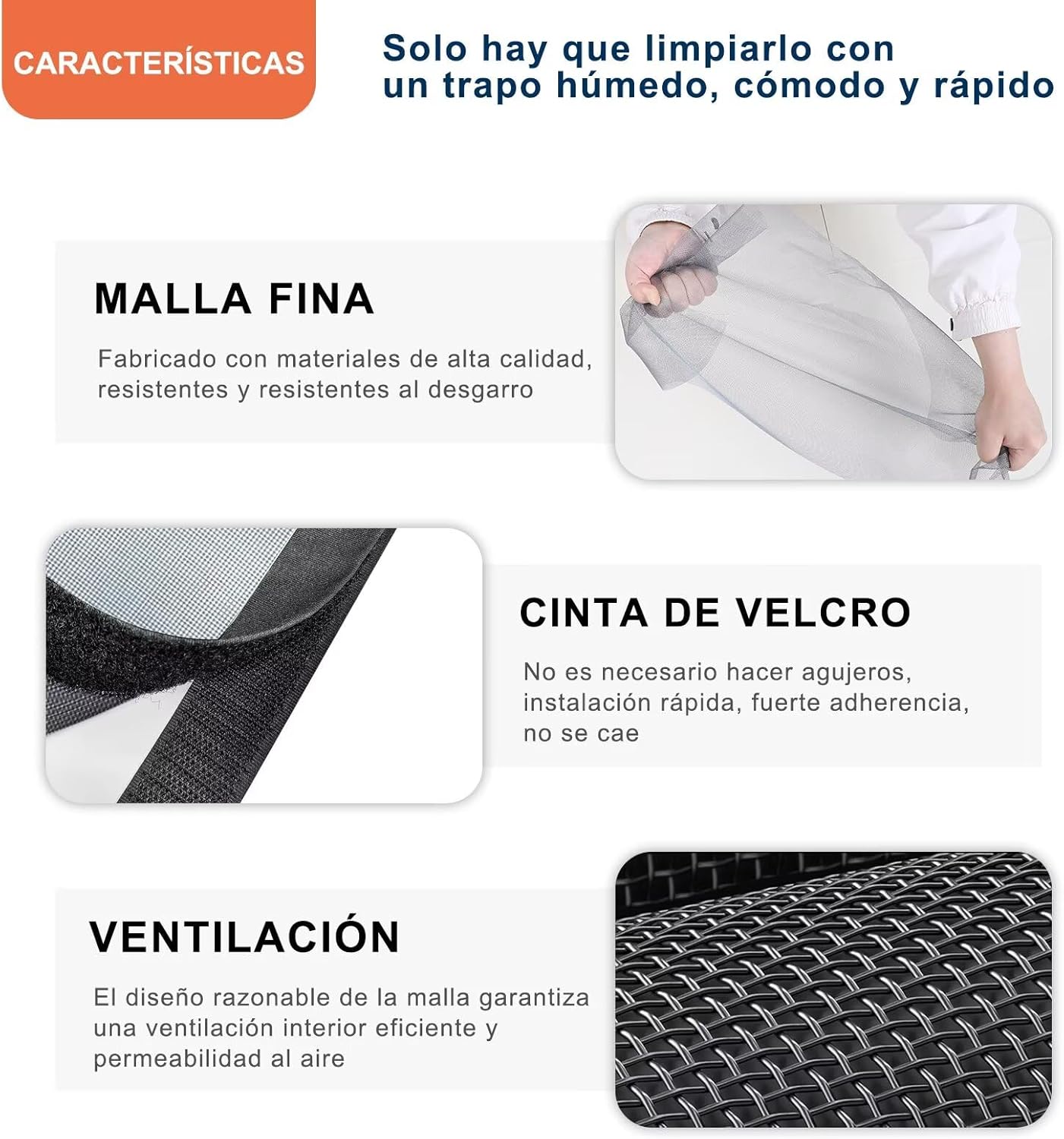 Window Screen with Black Hook and Loop Adhesive Border Size 65×69 Inch Black Mesh Window Screen Washable Protect Pets Safe for Balcony Bedroom Kitchen Living Room