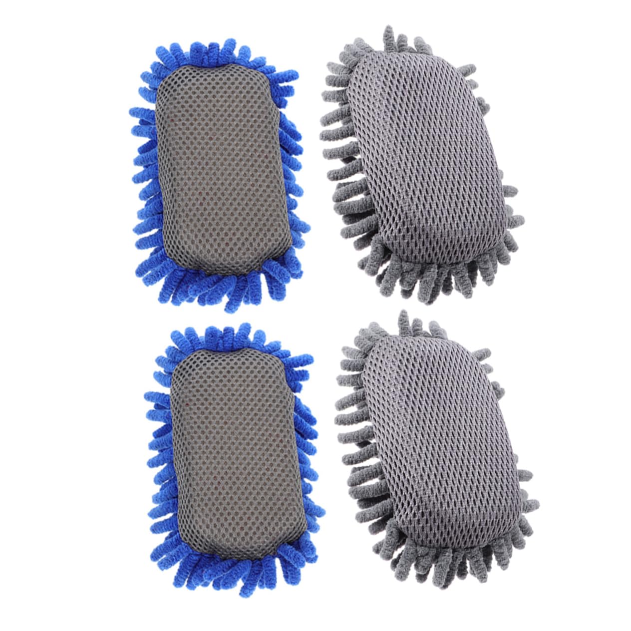 Didiseaon Small Whiteboard Erasers 4 Pack Chenille Sponge Erasers for Dry Erase Boards Washable Soft Durable Classroom Tools Home Use