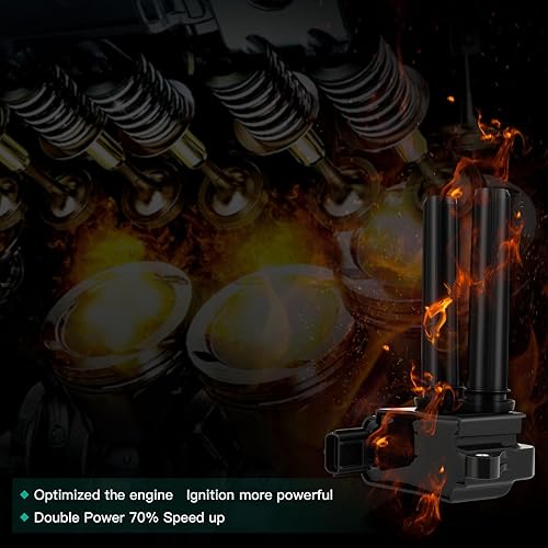 Miniatura 3 de SCITOO 8 bobinas de encendido con 16 bujías de iridio para Chrysler para Dodge para Ram para Jeep 300 Aspen Challenger Durango Magnum Charger Com