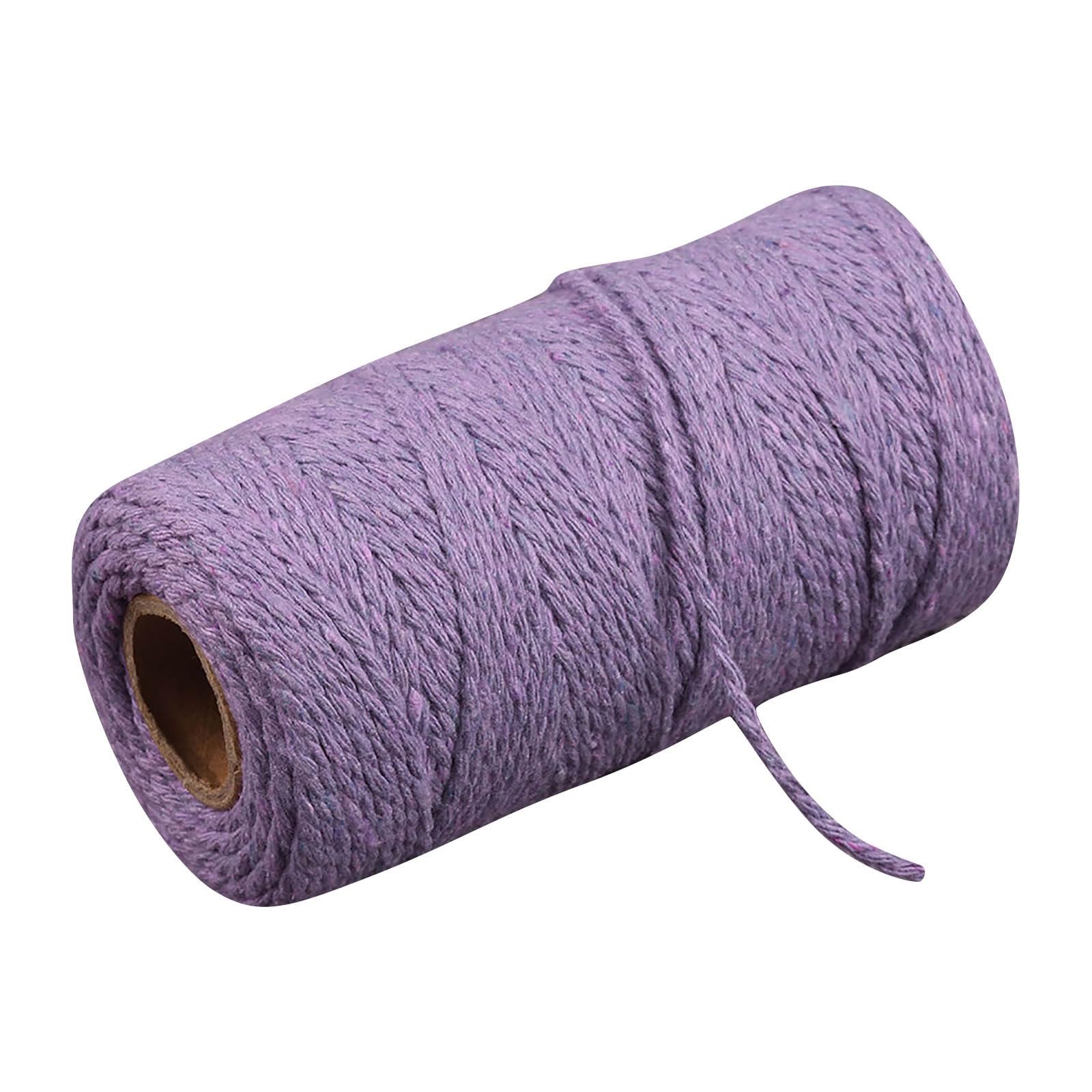 4Mm X100M Macrame Koord Effen Kleurrijke Touw Macrame