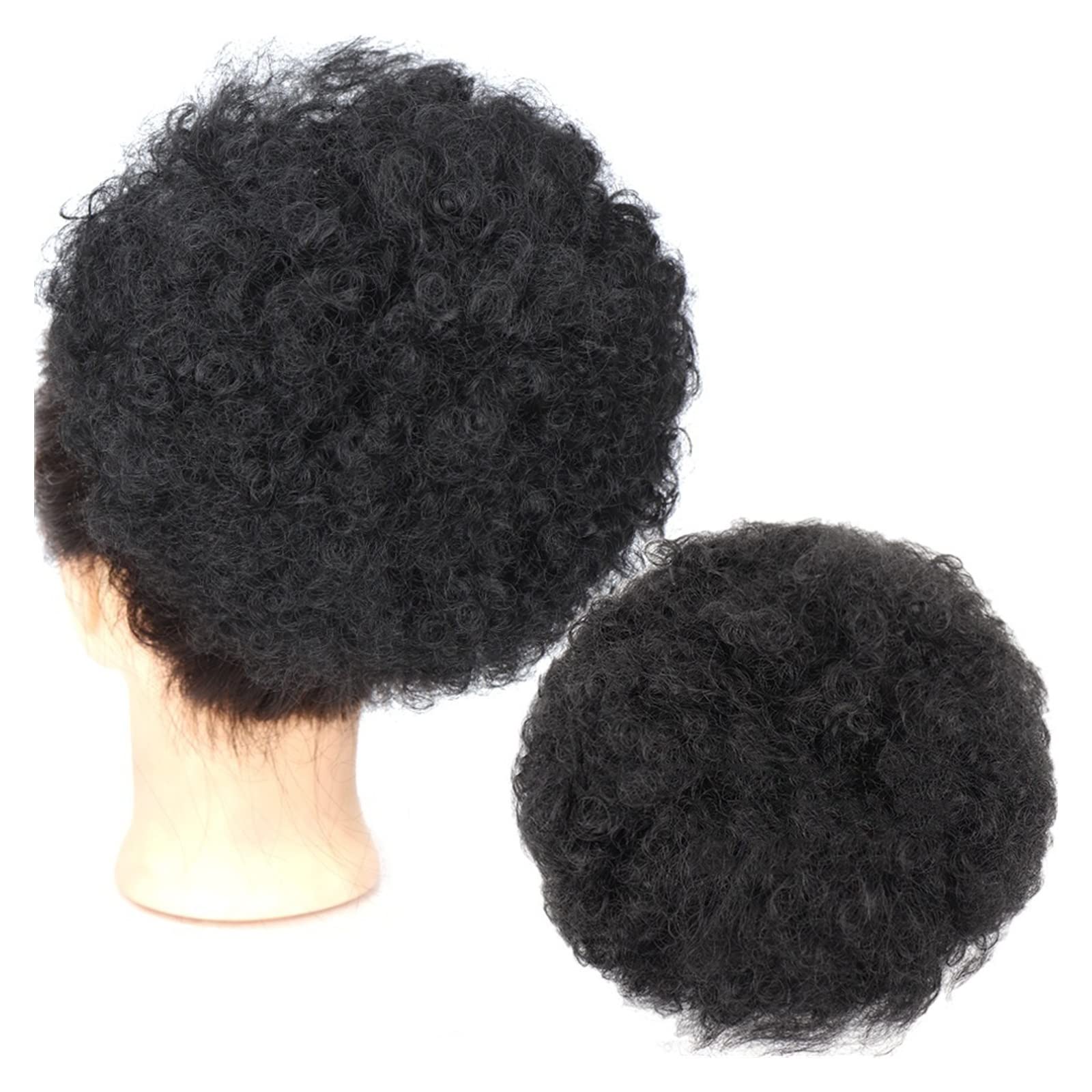 Rosmile Afro-Pferdeschwanz-Verlängerung – Synthetischer Kurz-Pferdeschwanz, 80 G
