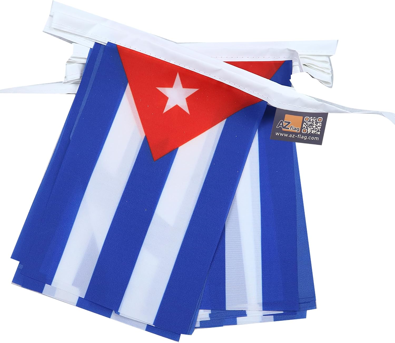 AZ FLAG Cuba 12 meters BUNTING Flag 20 flags 18'' x 12'' - Cuban STRING flags 30 x 45 cm