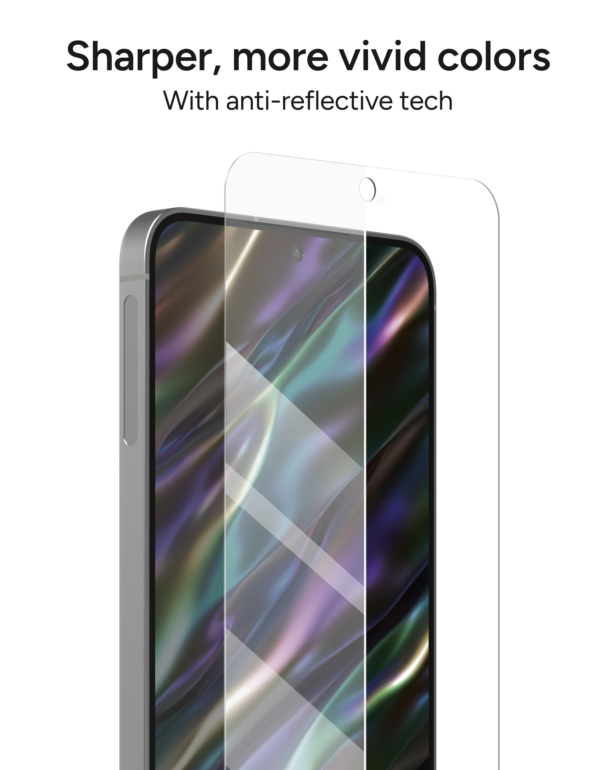 ZAGG InvisibleShield Glass XTR4 - Protector de pantalla de cristal templado para Samsung Galaxy S25 Plus [6,7 pulgadas), filtro de luz azul, fácil aplicación, reforzado con grafeno, resistente a los