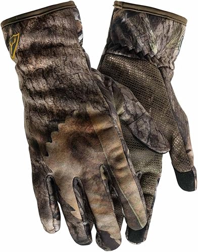 SCENTBLOCKER Shield Series S3 - Guantes de forro polar cálidos, guantes de pantalla táctil para hombre