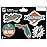 NFL Miami Dolphins 5-Piece Die-Cut Decal Sheet