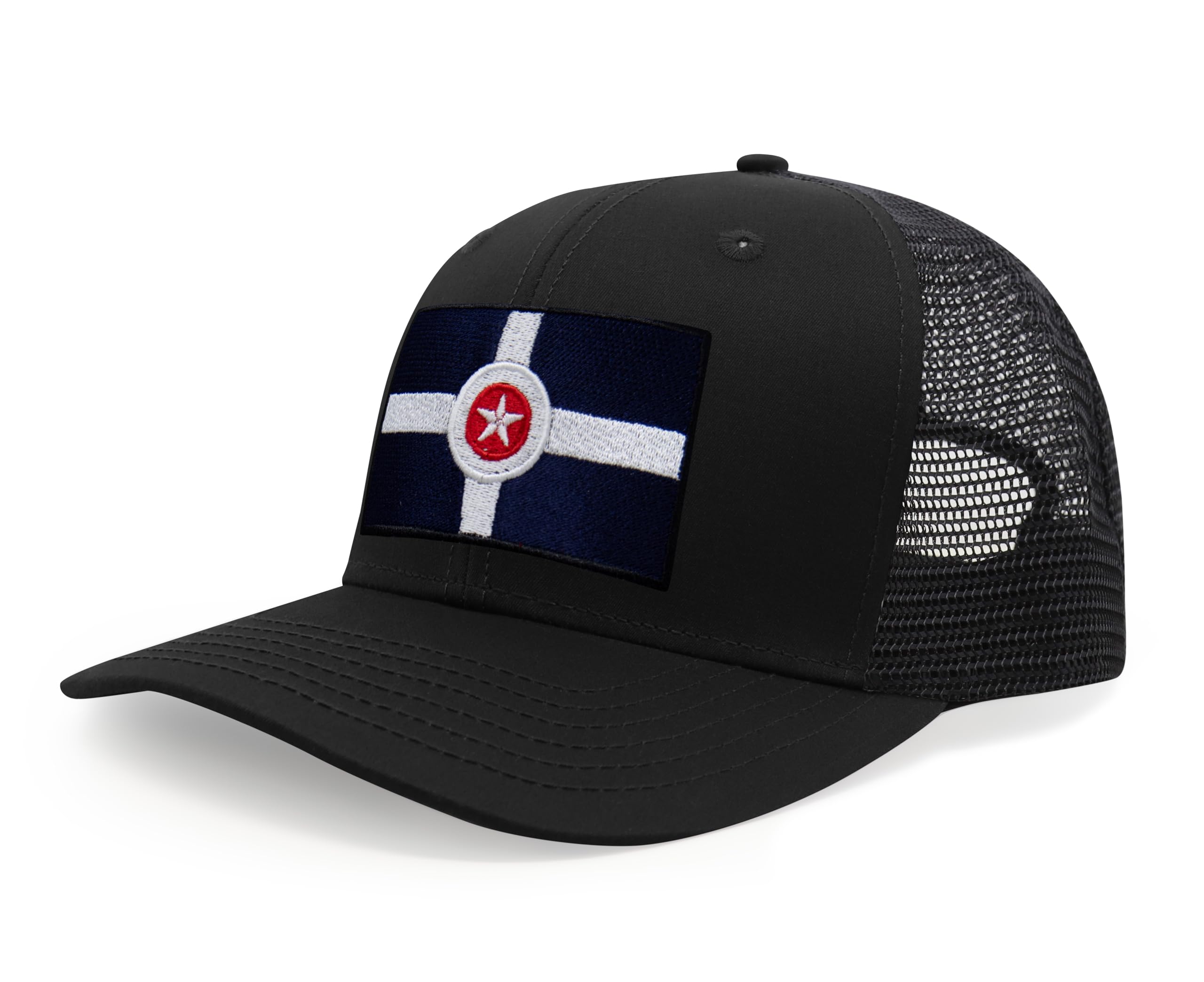 International Tie City Hat for Men and Women, Adjustable Snapback Trucker Baseball Cap with Embroidered Patch