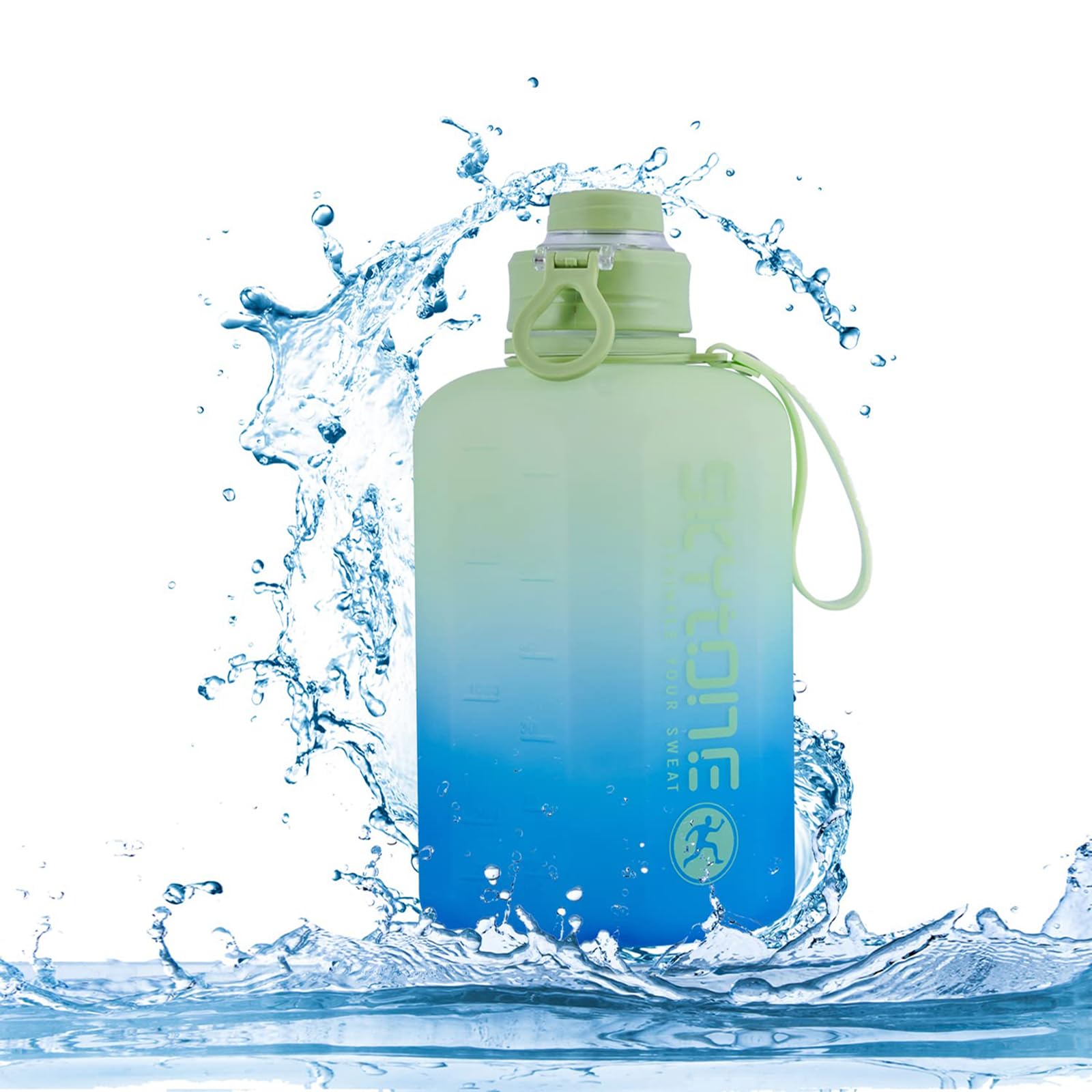 See full amazon price history chart for SKYTONE® Gallon Water Bottle - Extra-Strong Leakproof BPA Free Large Water Jug Half Gallon Hydrate Bottle with Handle Ideal for Adults Men Sports Gym Fitness Outdoor Cycling 2.2 Liter (Green) SKYTONE® Gallon Water Bottle - Extra-Strong Leakproof BPA Free Large Water Jug Half Gallon Hydrate Bottle with Handle Ideal for Adults Men Sports Gym Fitness Outdoor Cycling 2.2 Liter (Green) (B0B75JVFYS) Amazon Price History, Amazon Price Tracker