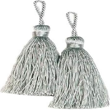 Expo International 3 1/2" Fiber Key Tassel Pack of 2 | Seafoam