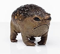 MOLMH Grumpy Frog Toad Statue - Hand-Painted Resin Ugly Angry Garden Decor, Fun Novelty Gift for Home Office Yard