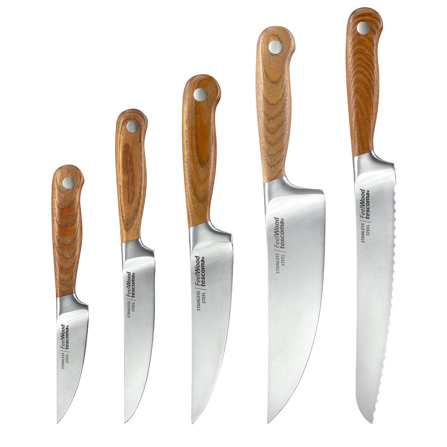 TACOMA CON 5 CUCHILLOS FEELWOOD