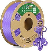 OVERTURE Filament ABS 1.75mm, 1kg Spule (2.2lbs), Maßgenauigkeit +/- 0.03 mm, für 3D-Drucker(Violett)