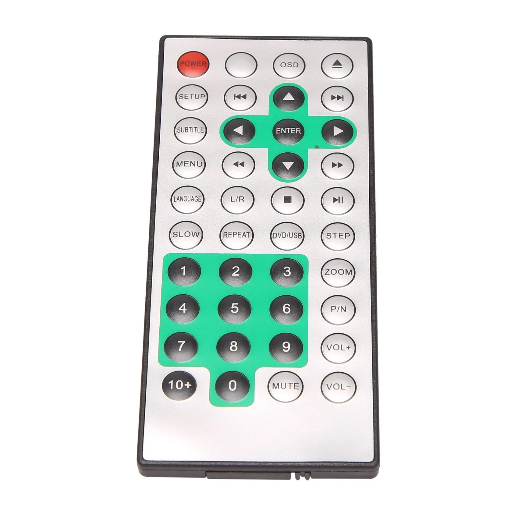 Reproductor DVD Portátil, Interfaz de 12PIN Radio Coche CD/DVD Dish Box Player estéreo Externo
