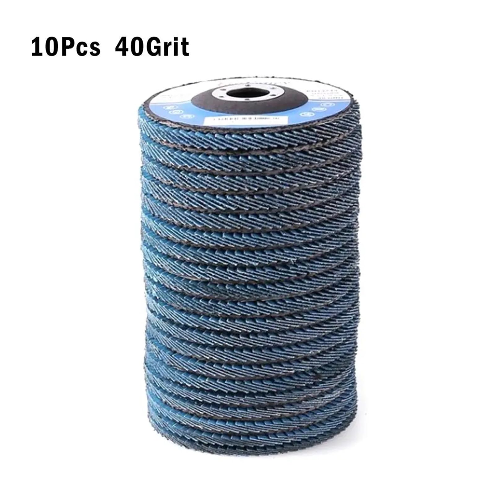 10 sztuk profesjonalnych tarcz listkowych 115 mm 4,5 cala tarcze szlifierskie 40/60/80/120 ściernice szlifierskie do szlifierki kątowej (A1)