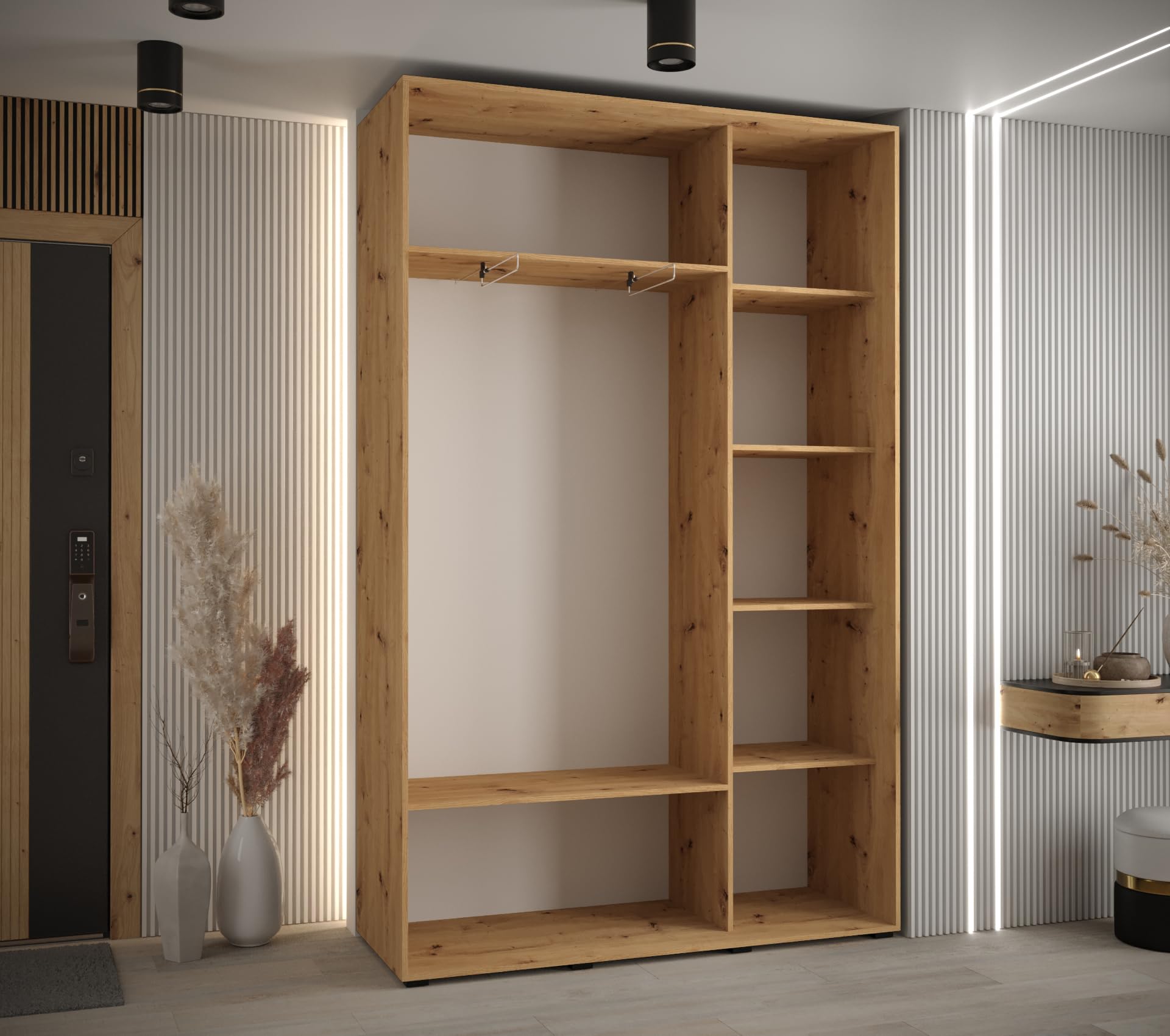 Armadio Con Ante Scorrevoli E Specchio - Moderno E Capiente